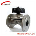 Sanitary Stainless Steel Manual Flange Diaphragm Valve